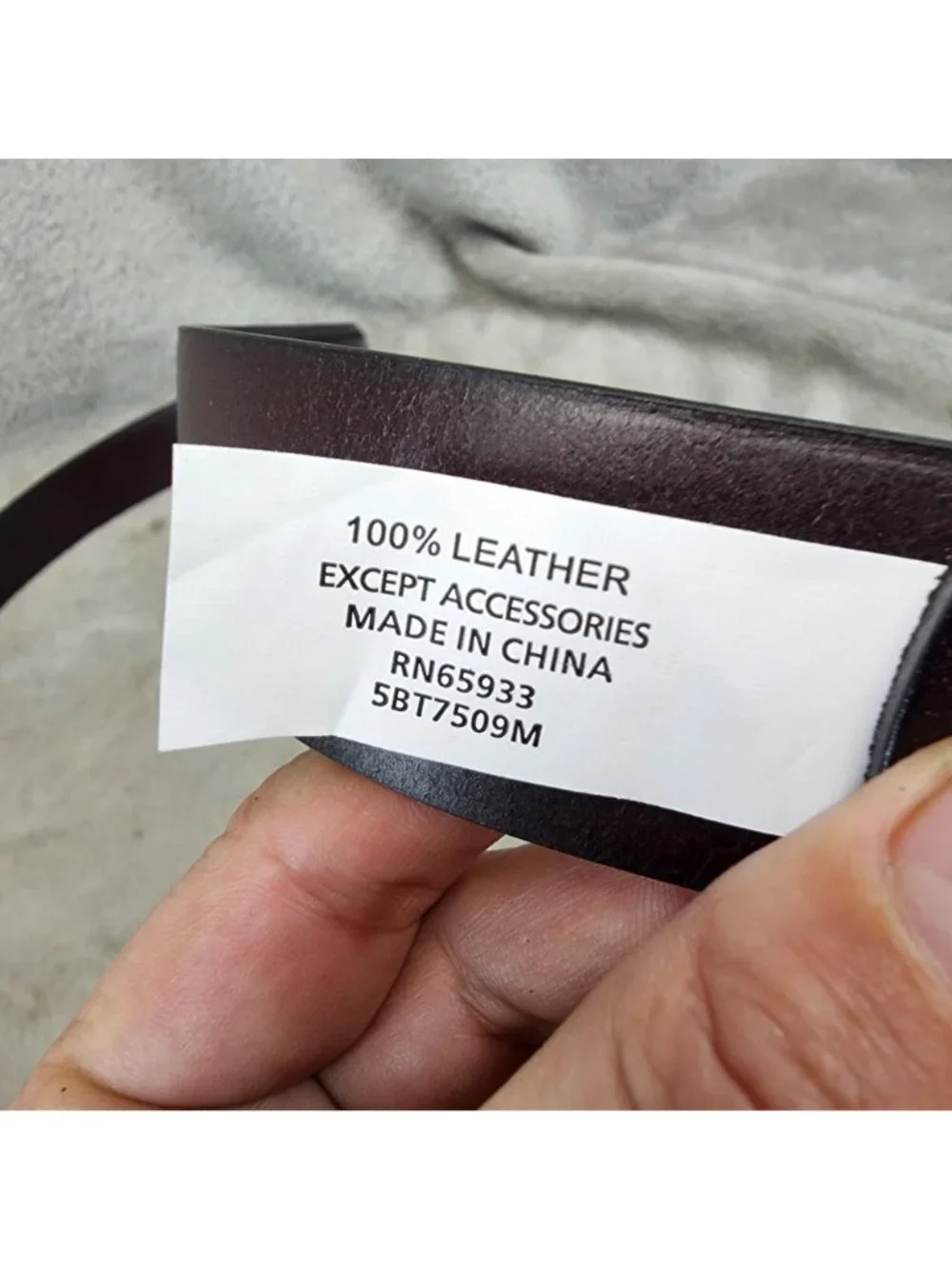 Paisley & Gray Belt Mens 34 Coffee Brown Leather *NWT*